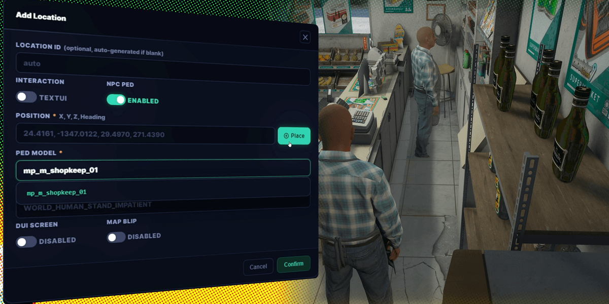 Shops Creator | FiveM Script | Dynyx Scripts