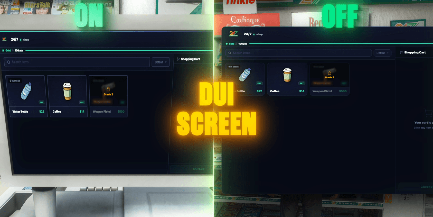 DUI Screen Support