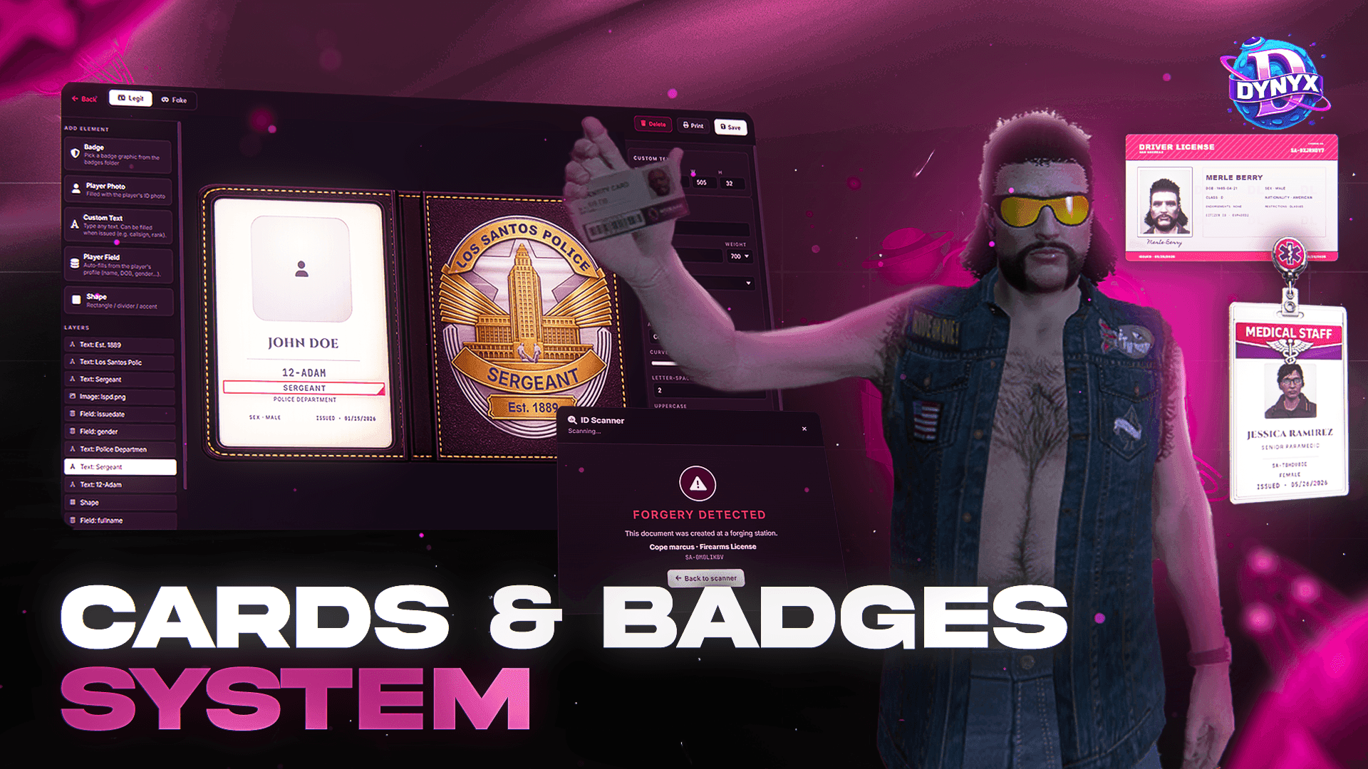 Cards & Badges